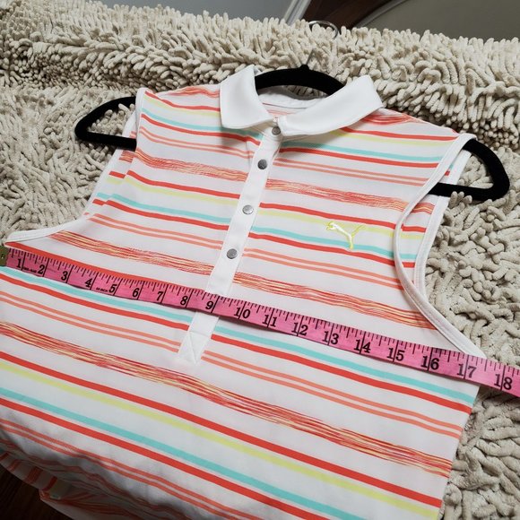 Puma Stripe White Top - Picture 5 of 7